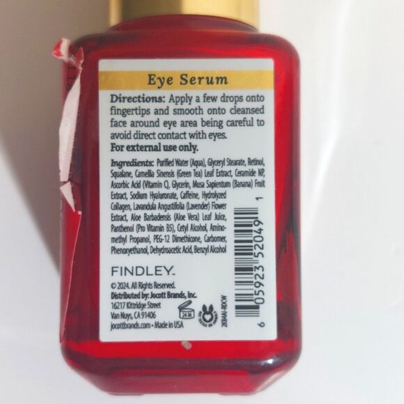 Findley Retinol & Collagen Overnight Eye Serum 1 fl oz/29 mL NEW - Picture 6 of 6